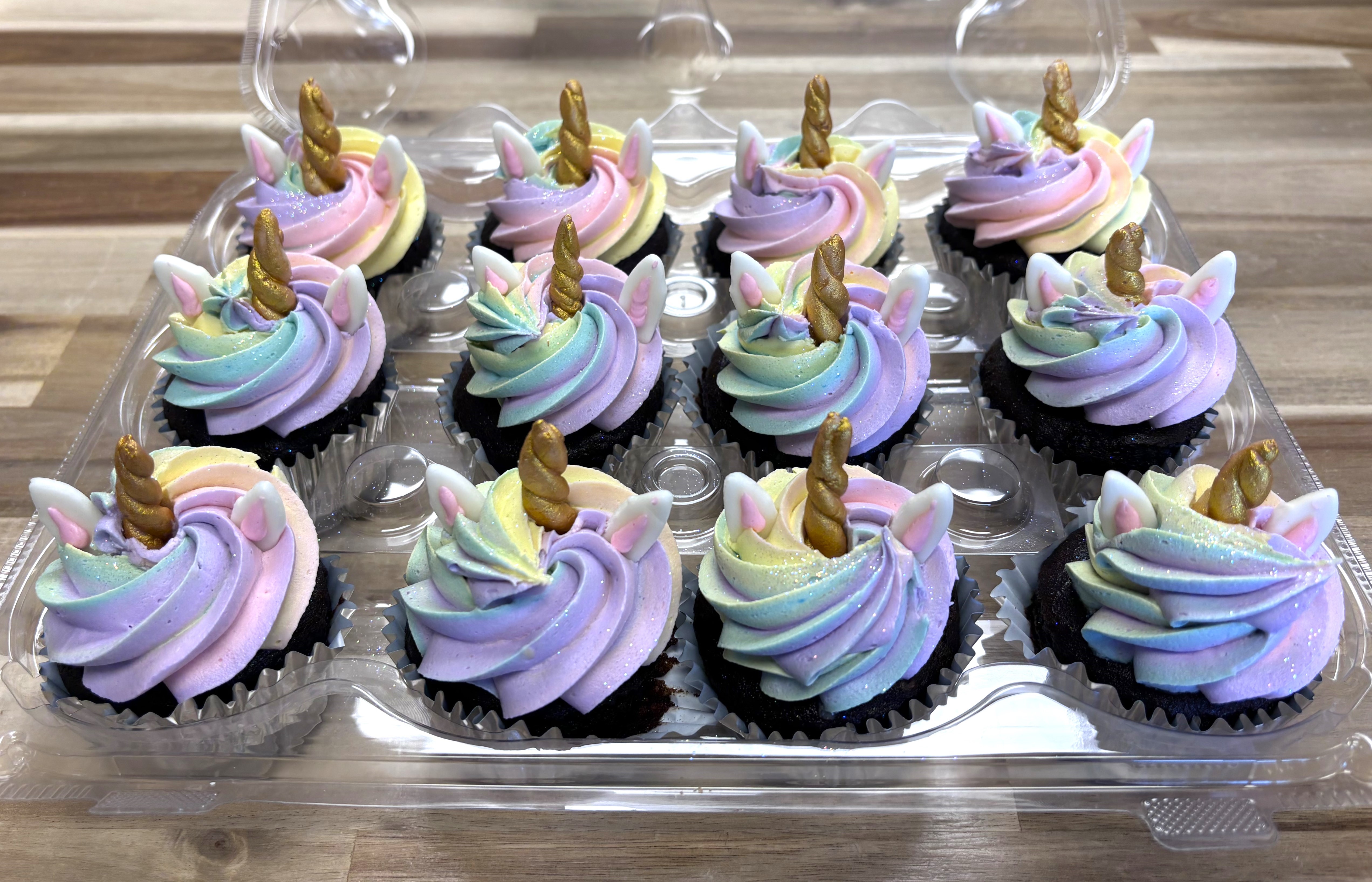 Gluten Free Vanilla Unicorn Cupcakes